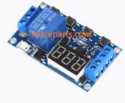 One relay module delayed power-off and disconnection trigger delay cycle timing circuit switch