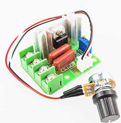 2000W thyristor speed controller motor 220V high-power voltage regulation, light regulation and temperature regulation module external potentiometer