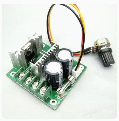 CCMHCW PWM DC motor speed controller external speed control knob 12V-40V universal 10A with fuse