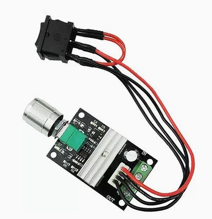 PWM DC motor speed controller 6V12V24V 3A speed control switch with switch function for forward and rotation