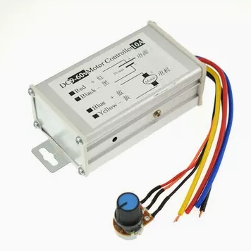 PWM DC motor continuously variable speed/pulse width motor speed control switch/speed controller 12V/24V/36V, sufficient for 10A