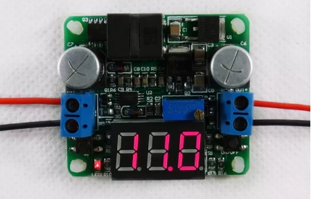 Digital display voltage regulator power module with digital tube exceeding LM2577 LM2596 IN (5-25V)