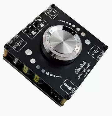 XINYI Sini Audio 100W stereo digital amplifier board with dual channel 360 degree infinite tuning