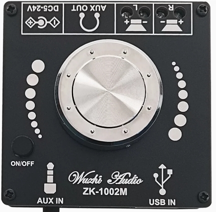 Wuzhi Audio MINI 2.0 Stereo Digital Power Amplifier Module with Multiple Inputs 100W * 2