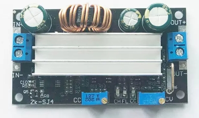 Adjustable step-down power supply module, adjustable step-down solar charging, recoverable constant voltage and current SJ4