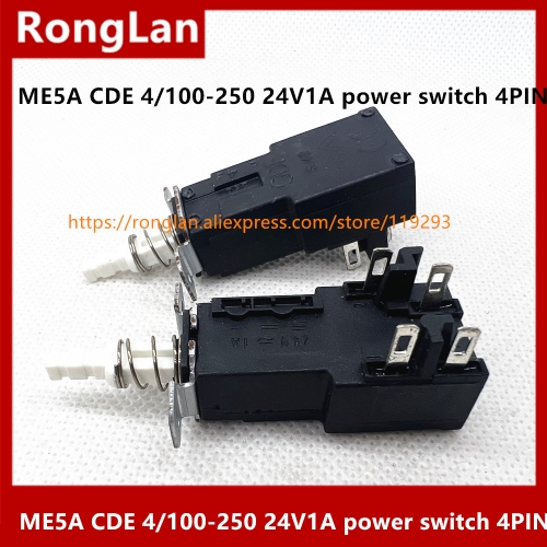 ME5A CDE 4/100-250 24V 1A power switch potentiometer self lock switch 4 Pin LOCK SWITCH