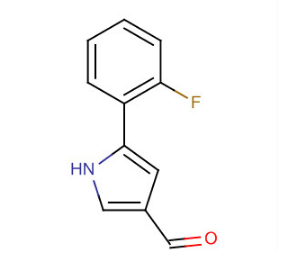 5-(2-fluorophenyl)-1H-pyrrole-3-carbaldehyde(CAS:881674-56-2)