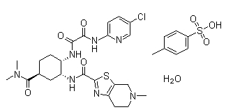 Edoxaban Tosylate Monohydrate(CAS:1229194-11-9)