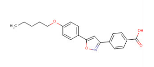 4-[5-(4-Pentyloxyphenyl)Isoxazol-3-yl]benzoic Acid(CAS:179162-55-1)