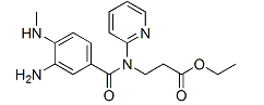 Ethyl N-[3-Amino-4-(Methylamino)Benzoly]-N-Pyridin-2-yl-Beta-Alaninate(CAS:212322-56-0)