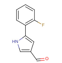 5-(2-Fluorophenyl)-1H-Pyrrole-3-Carboxaldehyde(CAS:881674-56-2)