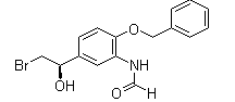 (R)-N-(2-(Benzyloxy)-5-(2-Bromo-1-hydroxyethyl)phenyl)formamide(CAS:201677-59-0)