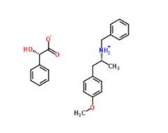 R-(N-Benzyl-2-Amino)-1-(4-Methoxyphenyl)propane(S)-Mandelic Acid Salt(CAS:188690-84-8)