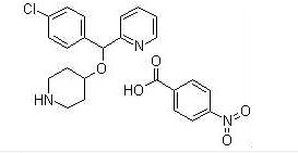 2-[(4-Chlorophenyl)(Piperidin-4-yloxy)methyl]Pyridine, 4-Nitrobenzoate(Salt)(1:1)(CAS:161558-45-8)