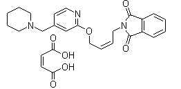 N-{4-[4-(Piperidinomethyl)pyridyl-2-oxy]-cis-2-butene}phthalimide Maleate(CAS:146447-26-9)