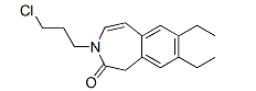 3-(3-Chloropropyl)-1,3-dihydro-7,8-dimethoxy-2H-3-Benzazepin-2-one(CAS:85175-59-3)