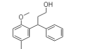 3-(2-methoxy-5-methylphenyl)-3-phenylpropanol,in 50% dichloromethane(CAS:124937-73-1)