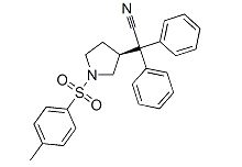 (S)-2,2-Dipheyl-2-(1-Tosylpyrrolidin-3-yl)acetonitrile(CAS:133099-09-9)