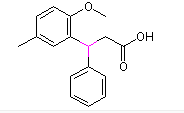 3-(2-Methoxy-5-Methylphenyl)-3-PHenylpropanoic Acid(CAS:109089-77-2)