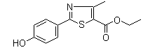 Ethyl 2-(4-Hydroxyphenyl)-4-Methyl-5-Thiazolecarboxylate(CAS:161797-99-5)