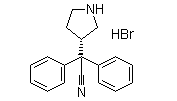 Diphenyl[(3S)-Pyrrolidin-3-yl]Acetonitrile Hydrobromide(CAS:194602-27-2)