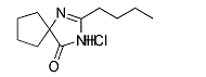 2-n-Butyl-1,3-diaza-spiro[4,4]non-1-en-one Hydrochloride(CAS:151257-01-1)