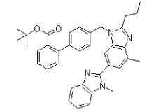 4'-[{1,4'-dimethyl-2'-Propyl[2,6'-Bi-1H-Benzimiaszol]-1'yl}-Methyl}-1,1'-Biphenyl-2-Caroxylic Acid Dimethyl Ethyl Ester(CAS:144702-26-1)