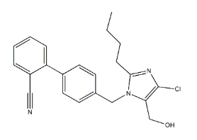 4'-[(2-Butyl-4-Chloro-5-Hydroxymethyl-1H-Imidazol-1-yl)methyl]-1,1'-biphenyl-2-Carbonitrile(CAS:114772-55-3)