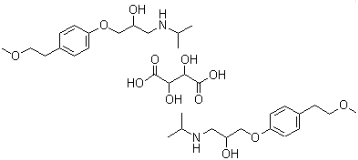 Metoprolol Tartrate(CAS:56392-17-7)