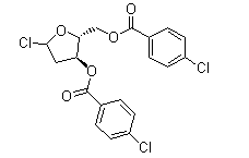 1-Chloro-3,5-Bis-(4-Chlorobenzoyl)-2-Deoxy-D-Ribofuranose(CAS:21740-23-8)