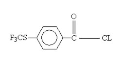 4-(Trifluoromethylthio)benzoyl Chloride(CAS:330-14-3)