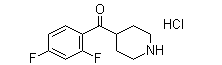 Methanone,(2,4-Difluorophenyl)-4-Piperidinyl-,Hydrochloride(CAS:106266-04-0)