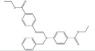 N,N'-Bis(4-Ethoxycarbonylphenyl)-N-Benzylformamidine(CAS:586400-06-8)