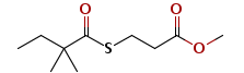 3-[(2,2-dimethyl-1-Oxobutyl)Thio]propanoic Acid Methyl Ester(CAS:938063-63-9)