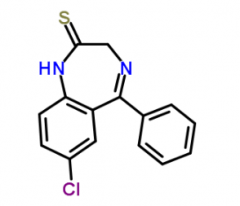 7-Chloro-1,3-dihydro-5-Phenyl-2H-1,4-Benzodiazepine-2-Thione(CAS:4547-02-8)