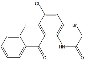 2-Bromo-N-[4-Chloro-2-(2-Fluorobenzoyl)phenyl]acetamide(CAS:1584-62-9)