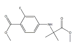 Methyl 2-Fluoro-4-((1-methoxy-2-Methyl-1-Oxopropan-2-yl)amino)benzoate(CAS:1802242-47-2)