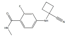 4-(1-Cyanocyclobutylamino)-2-Fluoro-N-Methylbenzamide(CAS:915087-26-2)