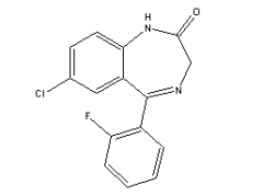 7-Chloro-5-(2-Fluoro-Phenyl)-1,3-Dihydro-1H-1,4-Benzodiazepin-2-One(CAS:2886-65-9)