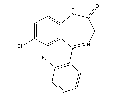 7-Chloro-5-(2-Fluoro-Phenyl)-1,3-Dihydro-1H-1,4-Benzodiazepin-2-One(CAS:2886-65-9)