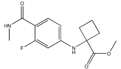 Methyl 1-((3-Fluoro-4-(Methylcarbamoyl)phenyl)amino)cyclobutanecarboxylate(CAS:2227589-23-1)