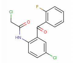 2-Chloro-N-[4-Chloro-2-(2-Fluorobenzoyl)phenyl]acetamide(CAS:2836-40-0)