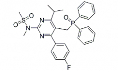 N-[5-(Diphenyl-Phosphinoylmethyl)-4-(4-Fluoro-phenyl)-6-Isopropyl-Pyrimidni-2-yl]-N-methyl-methanesulfonamide(CAS:289042-10-0)