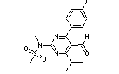 4-(4-Fluorophenyl)-6-Isopropyl-2-[(N-Methyl-N-Methylsulfonyl)Amino]pyrimidinyl-5-yl-Formyl(CAS:147118-37-4)