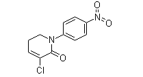3-Chloro-5,6-Dihydro-1-(4-Nitrophenyl)-2(1H)-Pyridinone(CAS:536760-29-9)
