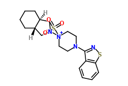 (3aR,7aR)-4'-(1,2-Benzisothiazol-3-yl)octahydrospiro[2H-Isoindol3-2,1'-Piperazinium]Methanesulfonate(CAS:186204-37-5)