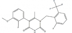 5-(2-Fluoro-3-Methoxyphenyl)-1-[[2-Fluoro-6-(Trifluoromethyl)phenyl]methyl]-6-Methyl-2,4(1H,3H)-Pyrimidinedione(CAS:1150560-59-0)
