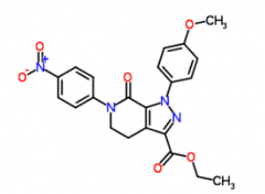 4,5,6,7-Tetrahydro-1-(4-Methoxyphenyl)-6-(4-Nitrophenyl)-7-oxo-1H-pyrazolo[3,4-c]pyridine-3-Carboxylic Acid Ethyl Ester(CAS:536759-91-8)