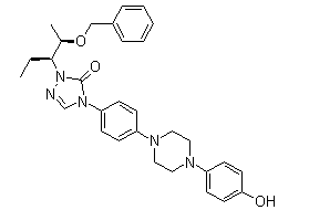 2-[(1S,2S)-1-Ethyl-2-Benzyloxypropyl]-2,4-Dihydro-4-[4-[4-(4-Hydroxyphenyl)-1-Piperazinyl]phenyl]-3H-1,2,4-Triazol-3-one(CAS:184177-83-1)