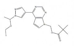 [4-[1-(1-Ethoxyethyl)-1H-Pyrazol-4-yl]-7H-pyrrolo[2,3-d]pyrimidin-7-yl]methyl(CAS:1146629-76-6)